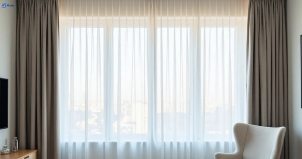 Restored vibrant drapes in marcoola QLD after Matty Curtain Cleaning